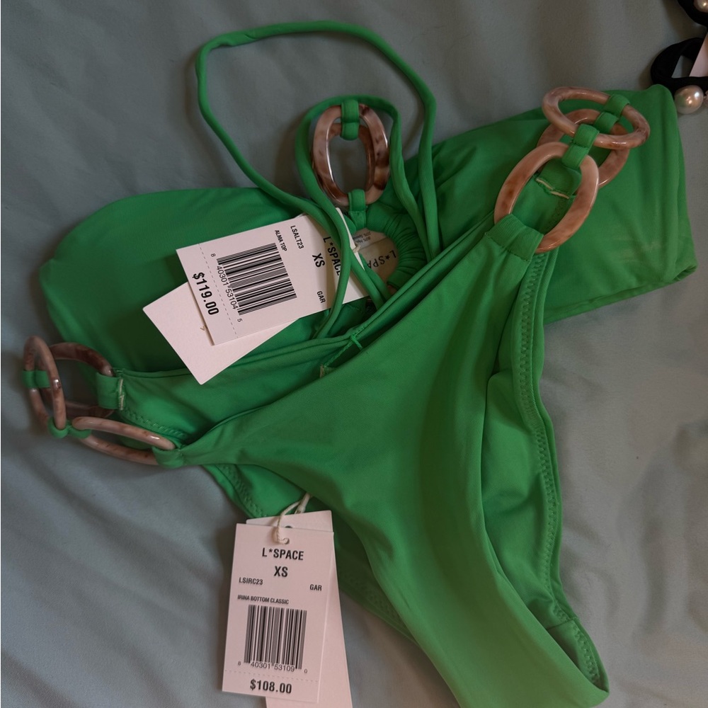 Revolve Green L*Space Bikini